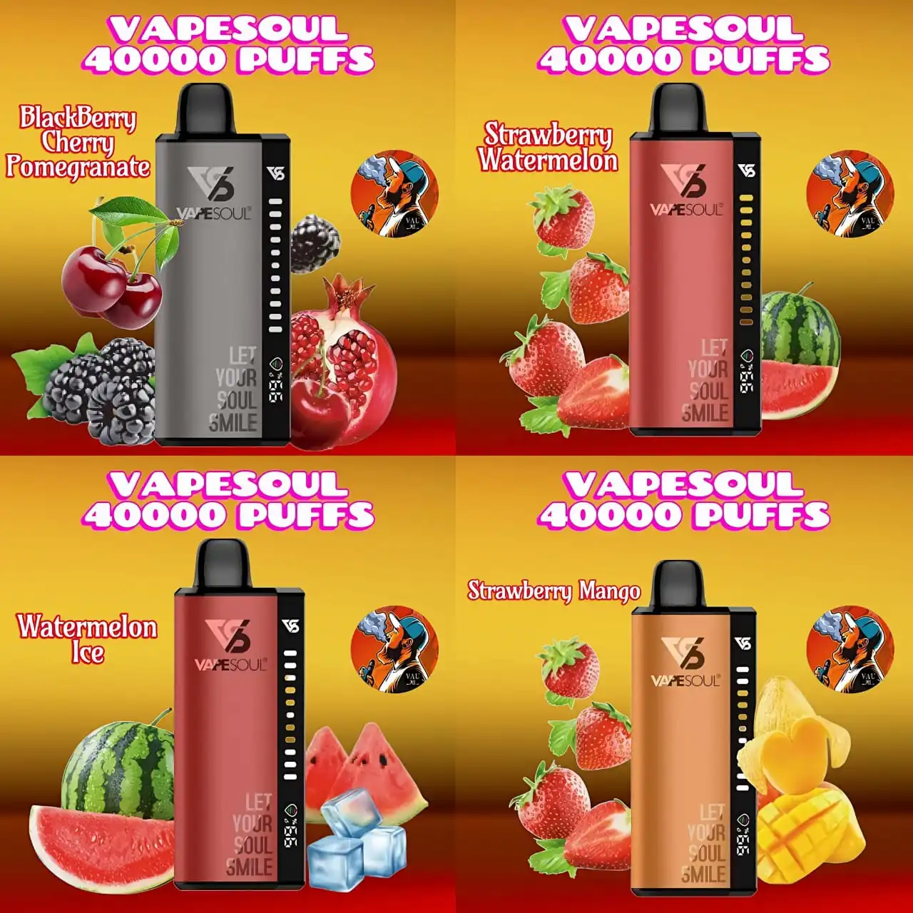 VAPESOUL 40000 Puffs Disposable Vape 40k - Dubai UAE