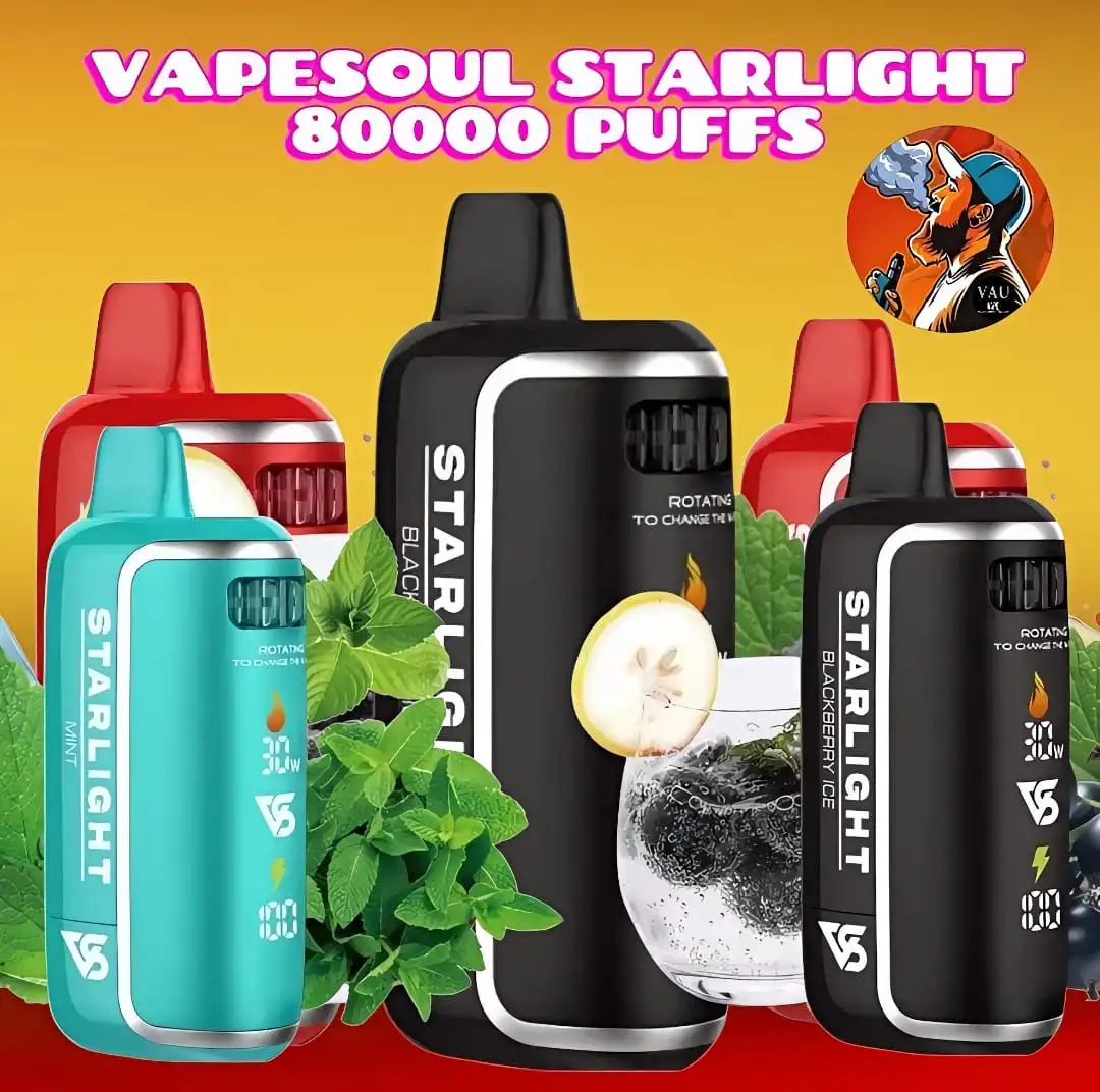 Vapesoul Starlight 80000 Puffs Disposable Vape - Dubai UAE