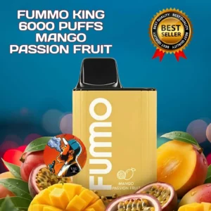 Fumo King Mango Passion Fruit 6000 Puffs Fummo Disposable Vape - DUbai UAE