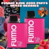 Fumo King Mixed Berries 6000 Puffs Disposable Vape Fummo in Dubai UAE