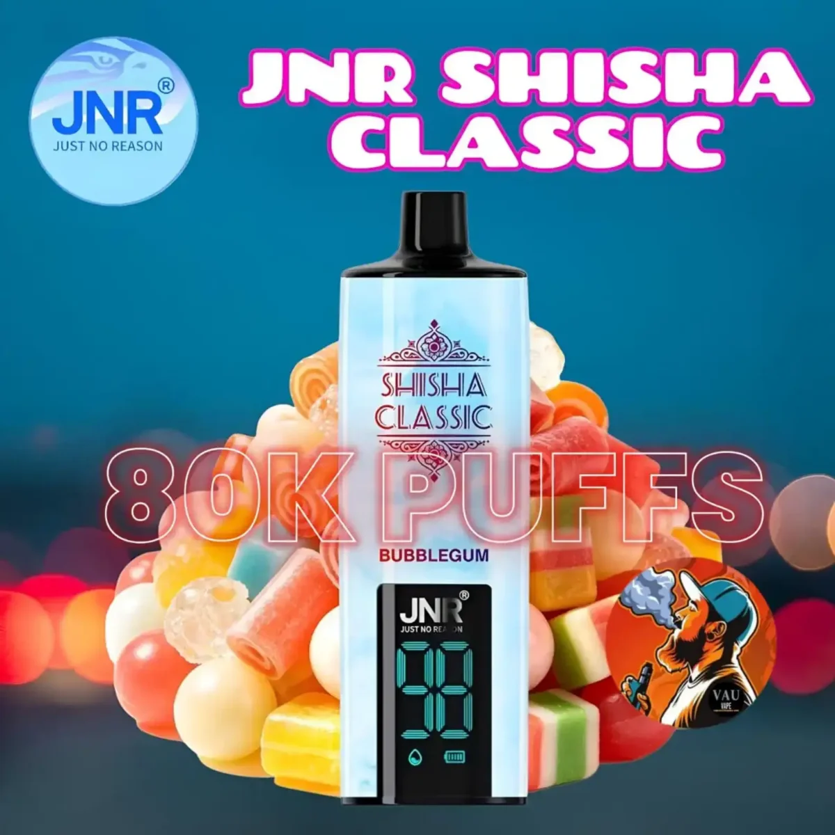 JNR Shisha Classic 80000 Puffs Best-selling Disposable Vape in Dubai UAE