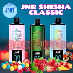 JNR Shisha Classic 80000 Puffs Best-selling Disposable Vape in Dubai UAE