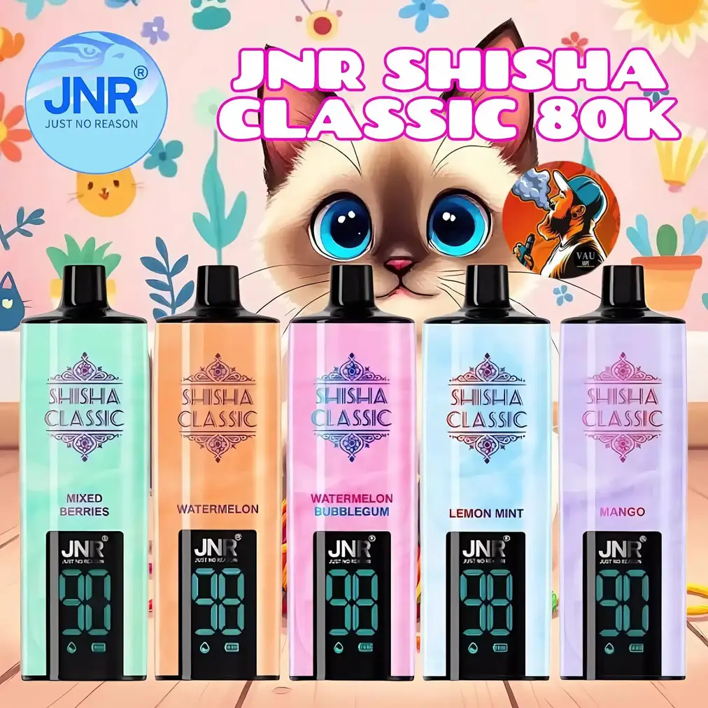 JNR Shisha Classic 80000 Puffs Best-selling Disposable Vape in Dubai UAE