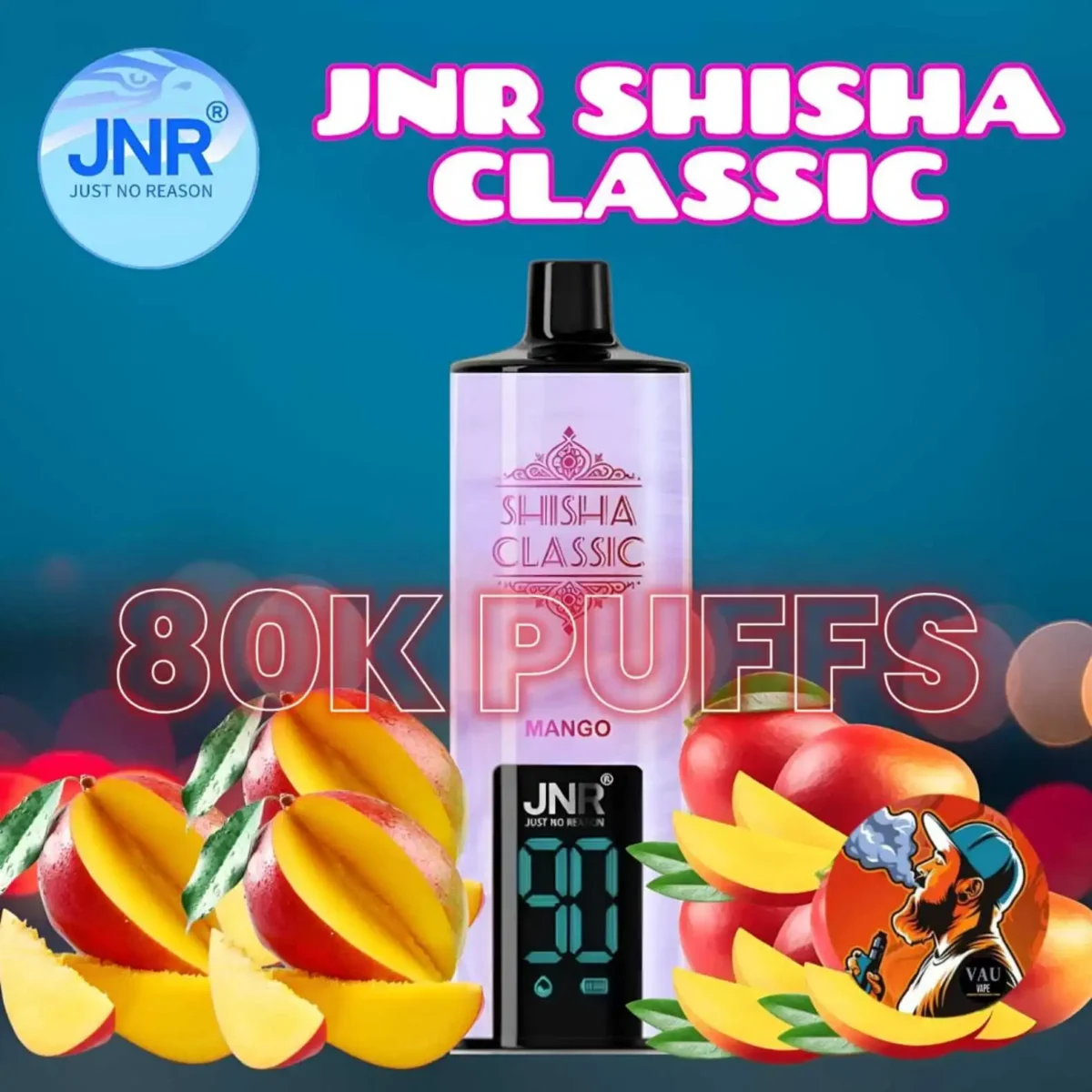 JNR Shisha Classic 80000 Puffs Best-selling Disposable Vape in Dubai UAE