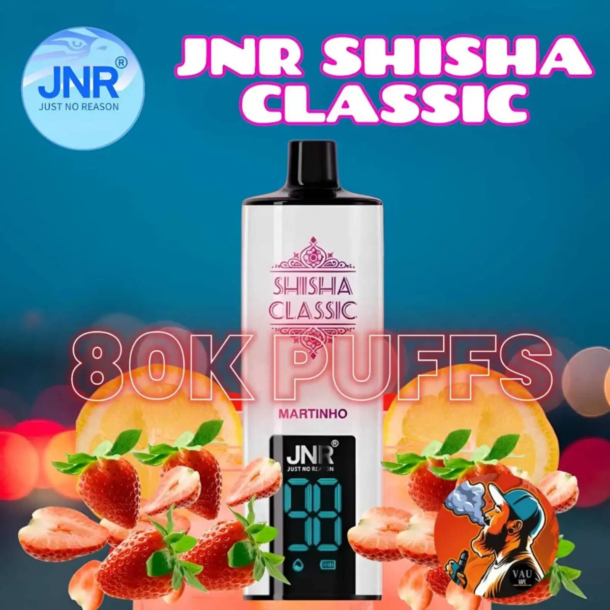 JNR Shisha Classic 80000 Puffs Best-selling Disposable Vape in Dubai UAE
