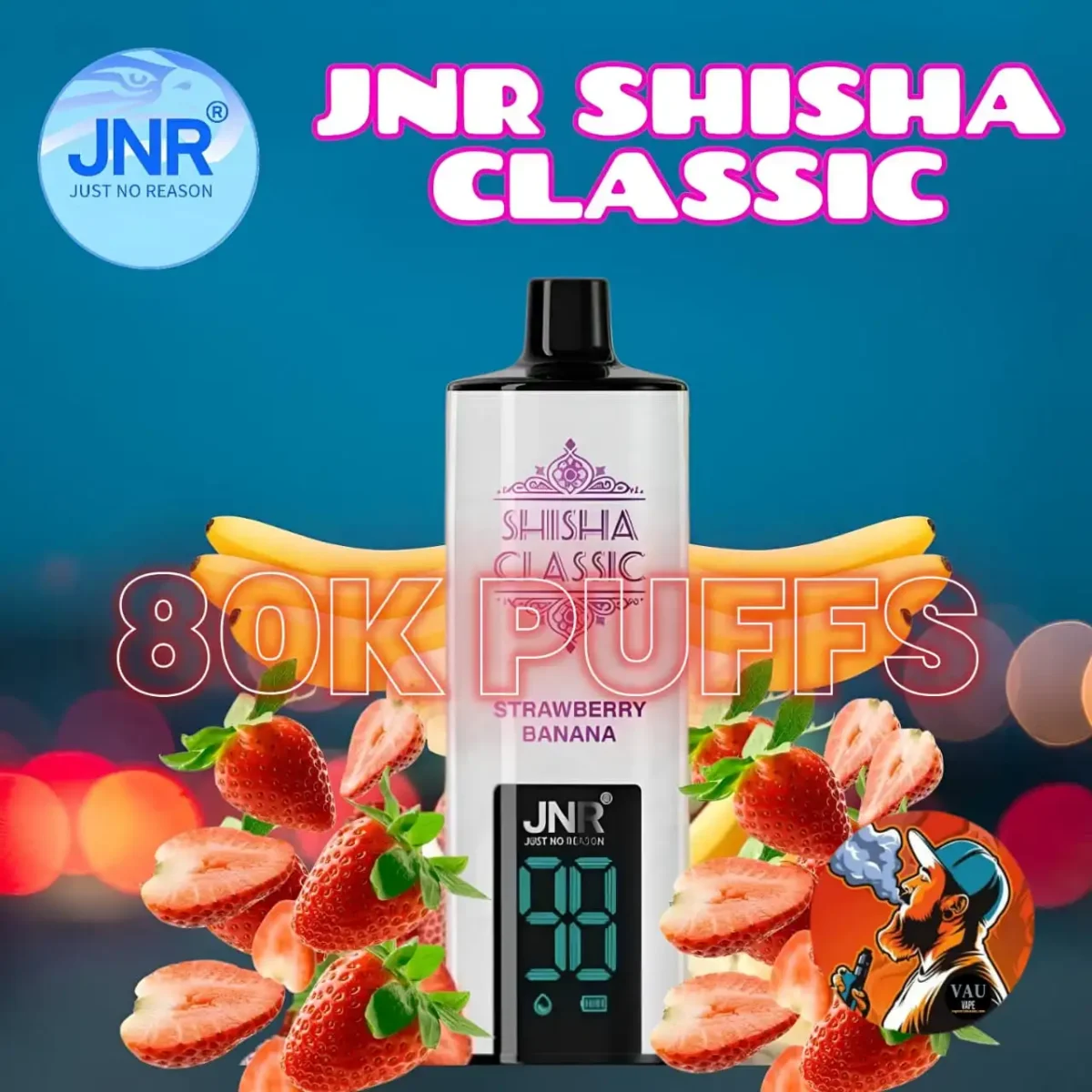 JNR Shisha Classic 80000 Puffs Best-selling Disposable Vape in Dubai UAE