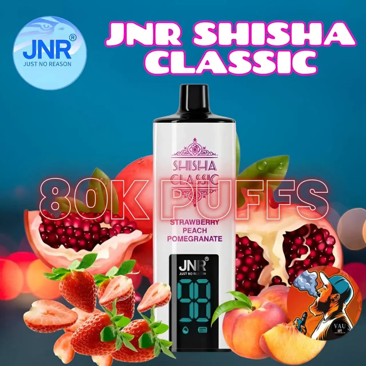 JNR Shisha Classic 80000 Puffs Best-selling Disposable Vape in Dubai UAE