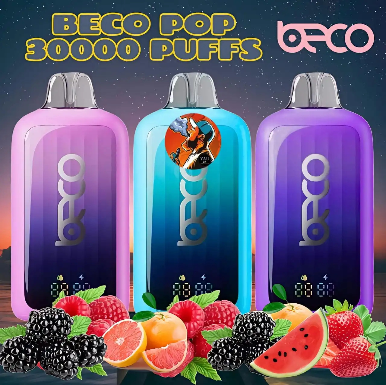 BECO POP 30000 Puffs 20MG 30K Disposable Vape - Dubai