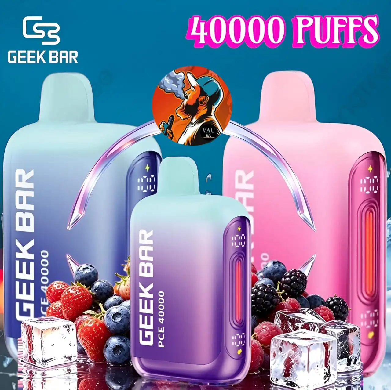 Geek Bar PCE 40000 Puffs Disposable Vape in Dubai UAE