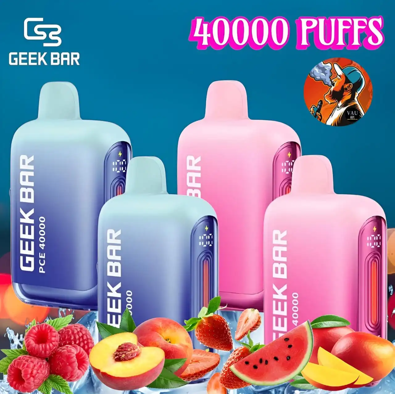 Geek Bar PCE 40000 Puffs Disposable Vape in Dubai UAE