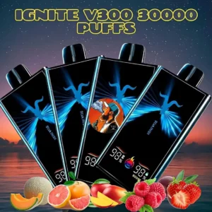 IGNITE V300 30000 Puffs Disposable Vape 5% Nicotine 30K in Dubai UAE