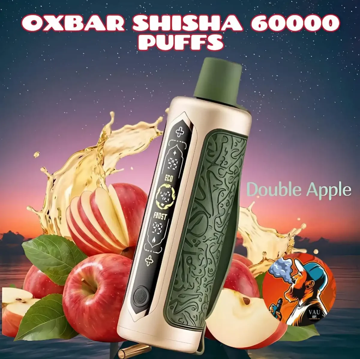 Oxbar Shisha 60000 Puffs DTL Disposable Vape - Dubai