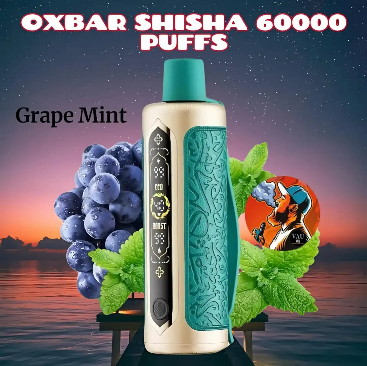 Oxbar Shisha 60000 Puffs DTL Disposable Vape - Dubai