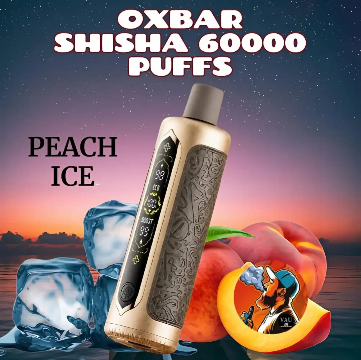 Oxbar Shisha 60000 Puffs DTL Disposable Vape - Dubai
