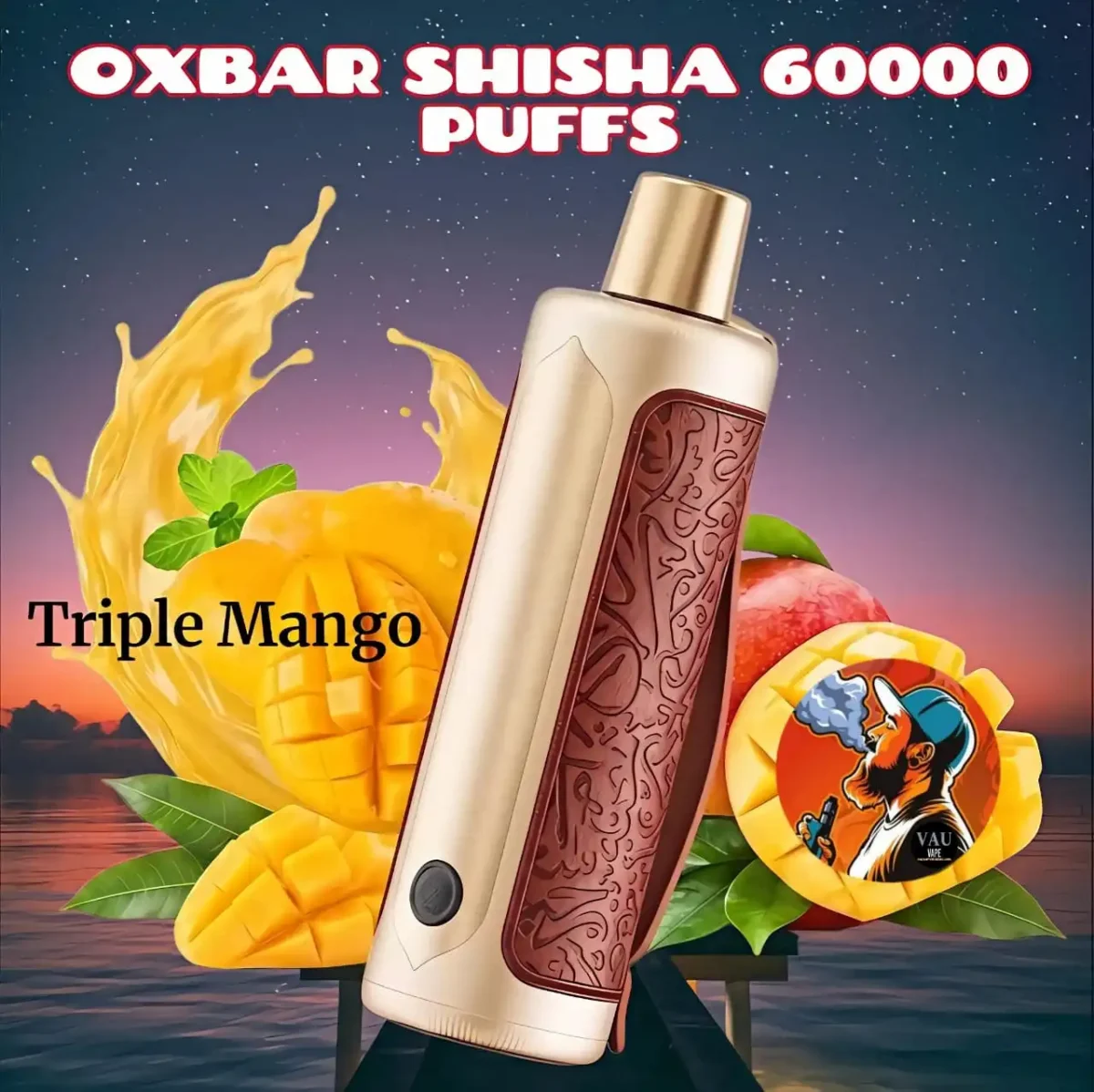 Oxbar Shisha 60000 Puffs DTL Disposable Vape - Dubai