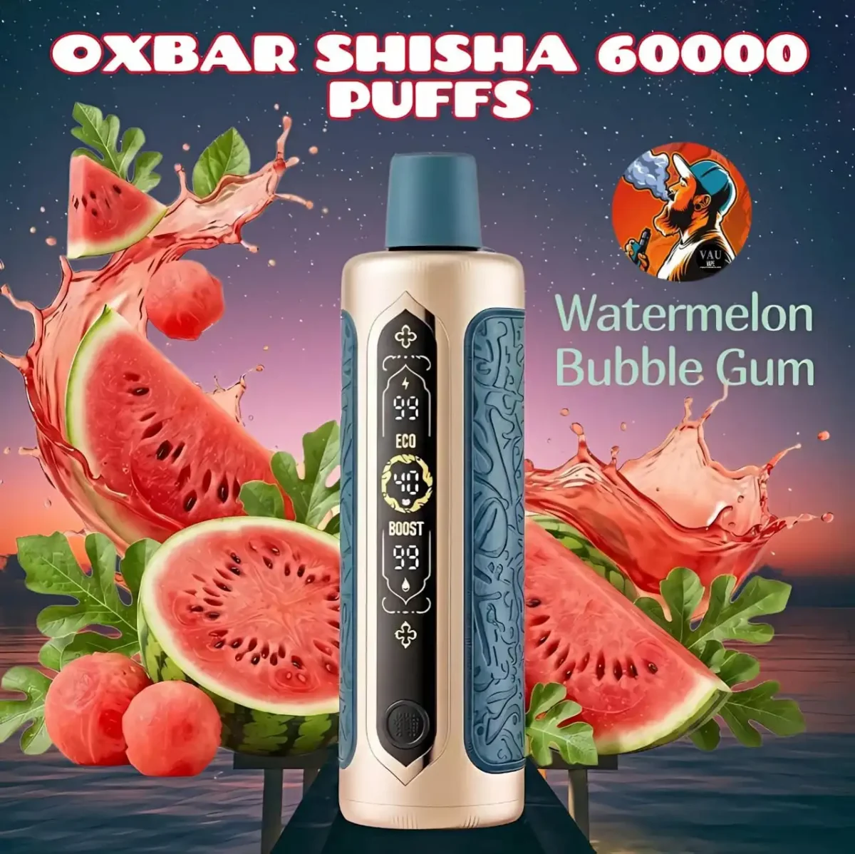 Oxbar Shisha 60000 Puffs DTL Disposable Vape - Dubai