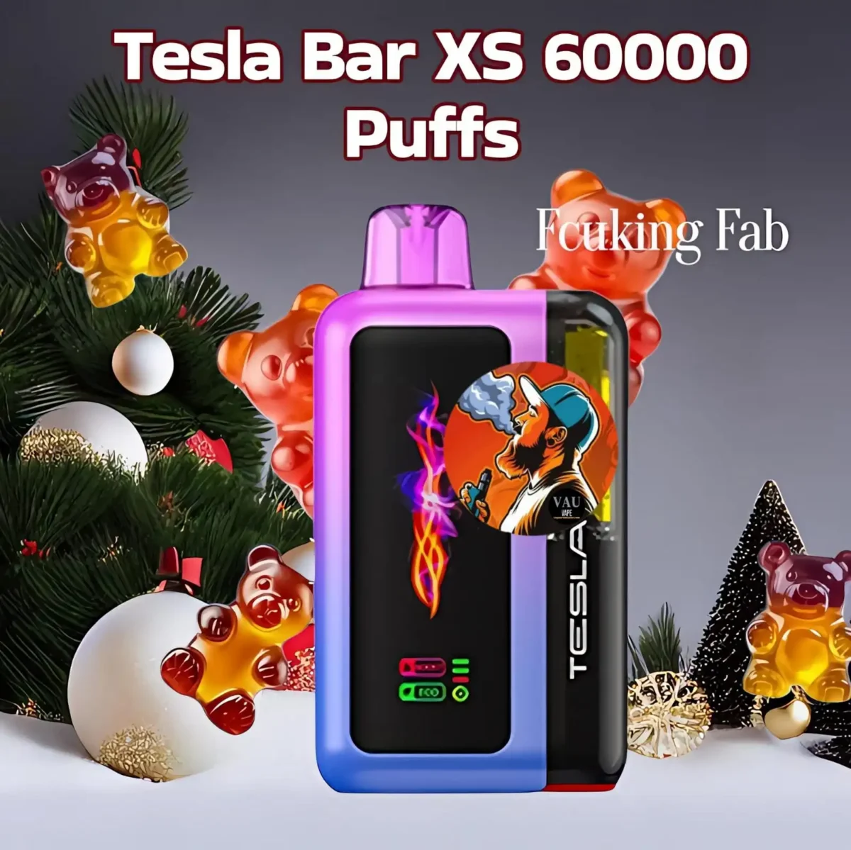 Tesla Bar XS 60000 Puffs Disposable Vape | 60K 50MG - Dubai UAE
