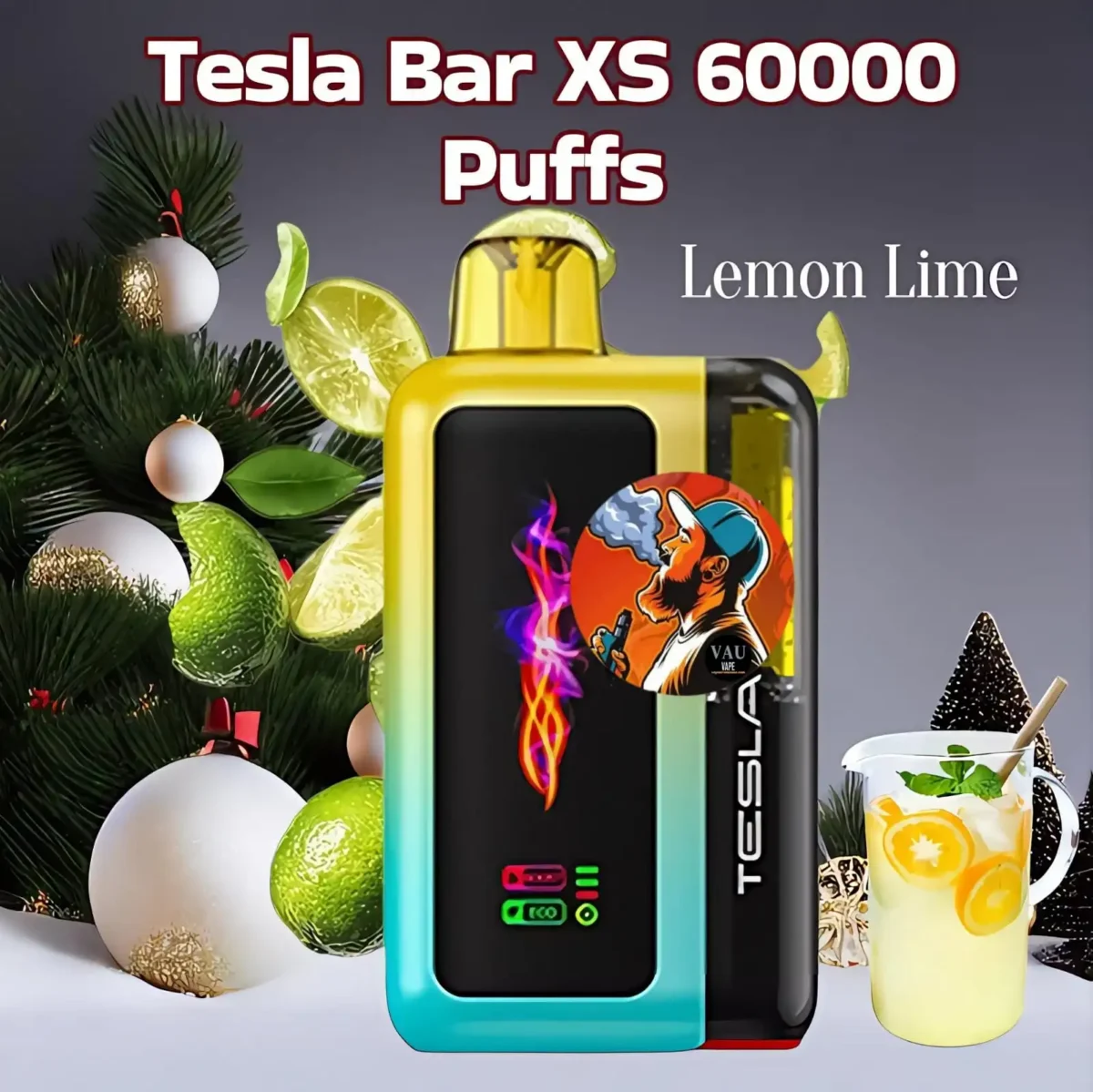 Tesla Bar XS 60000 Puffs Disposable Vape | 60K 50MG - Dubai UAE