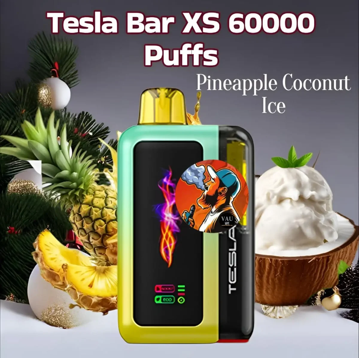 Tesla Bar XS 60000 Puffs Disposable Vape | 60K 50MG - Dubai UAE