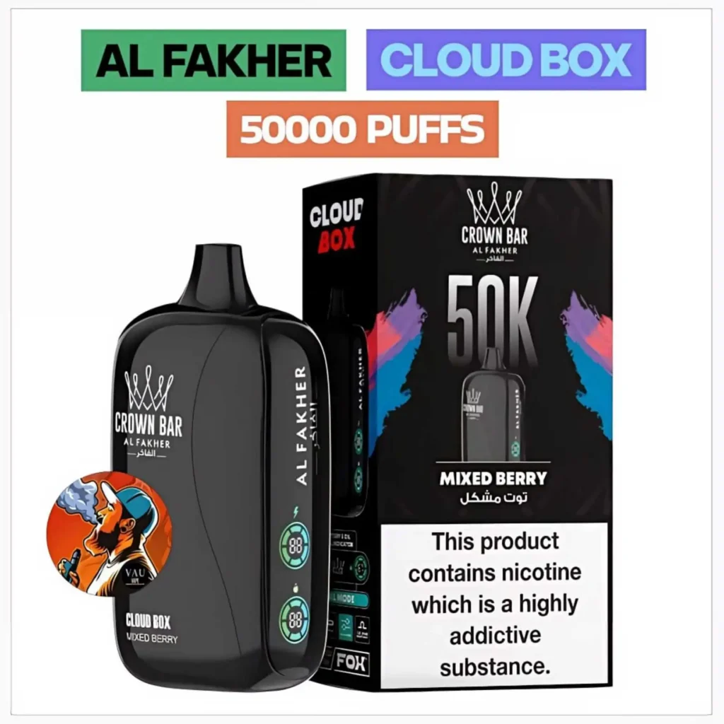 Al Fakher Cloud Box 50k Vape Kit Crown Bar 50000 Puffs
