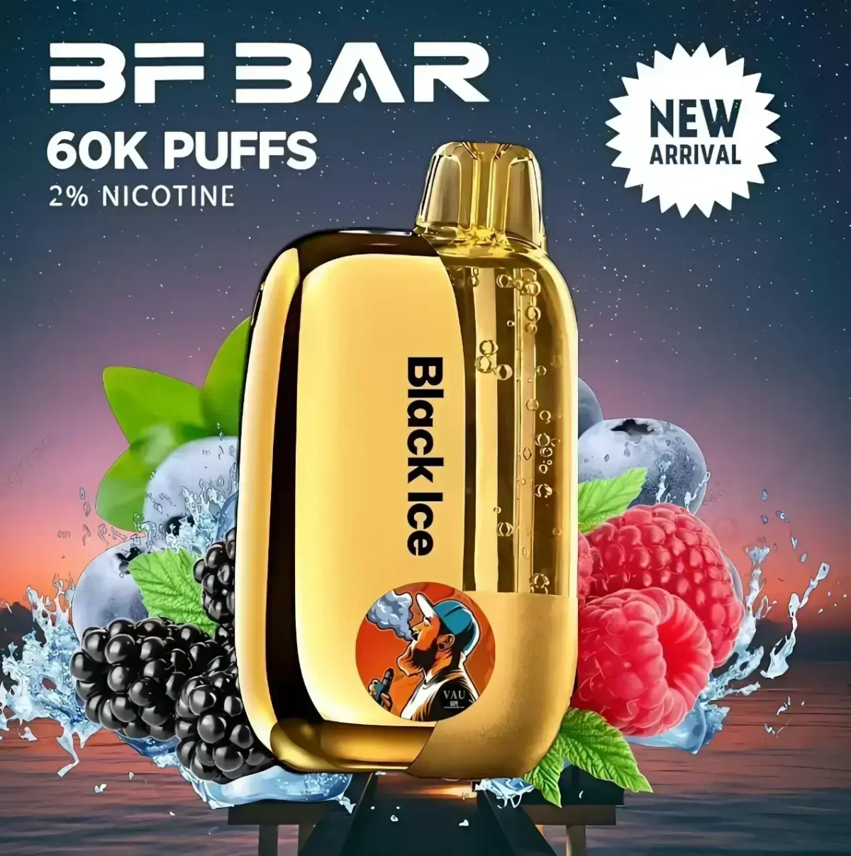 BF Bar 60000 Puffs Disposable Vape 60k Dual Mode - Dubai UAE