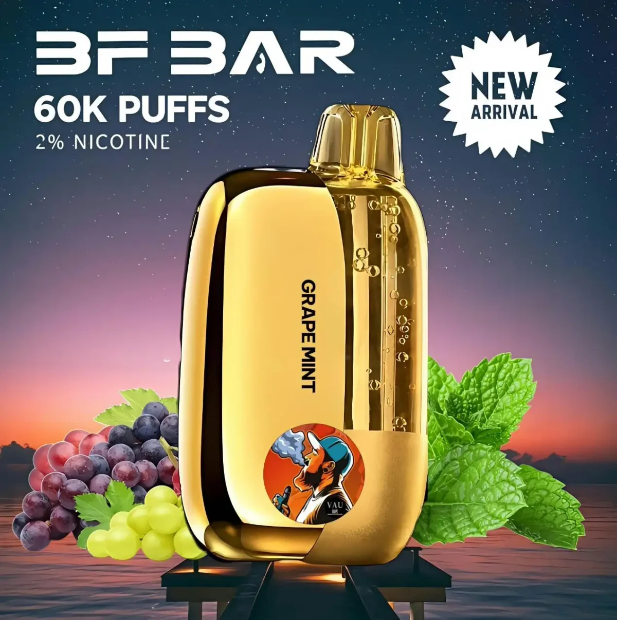 BF Bar 60000 Puffs Disposable Vape 60k Dual Mode - Dubai UAE