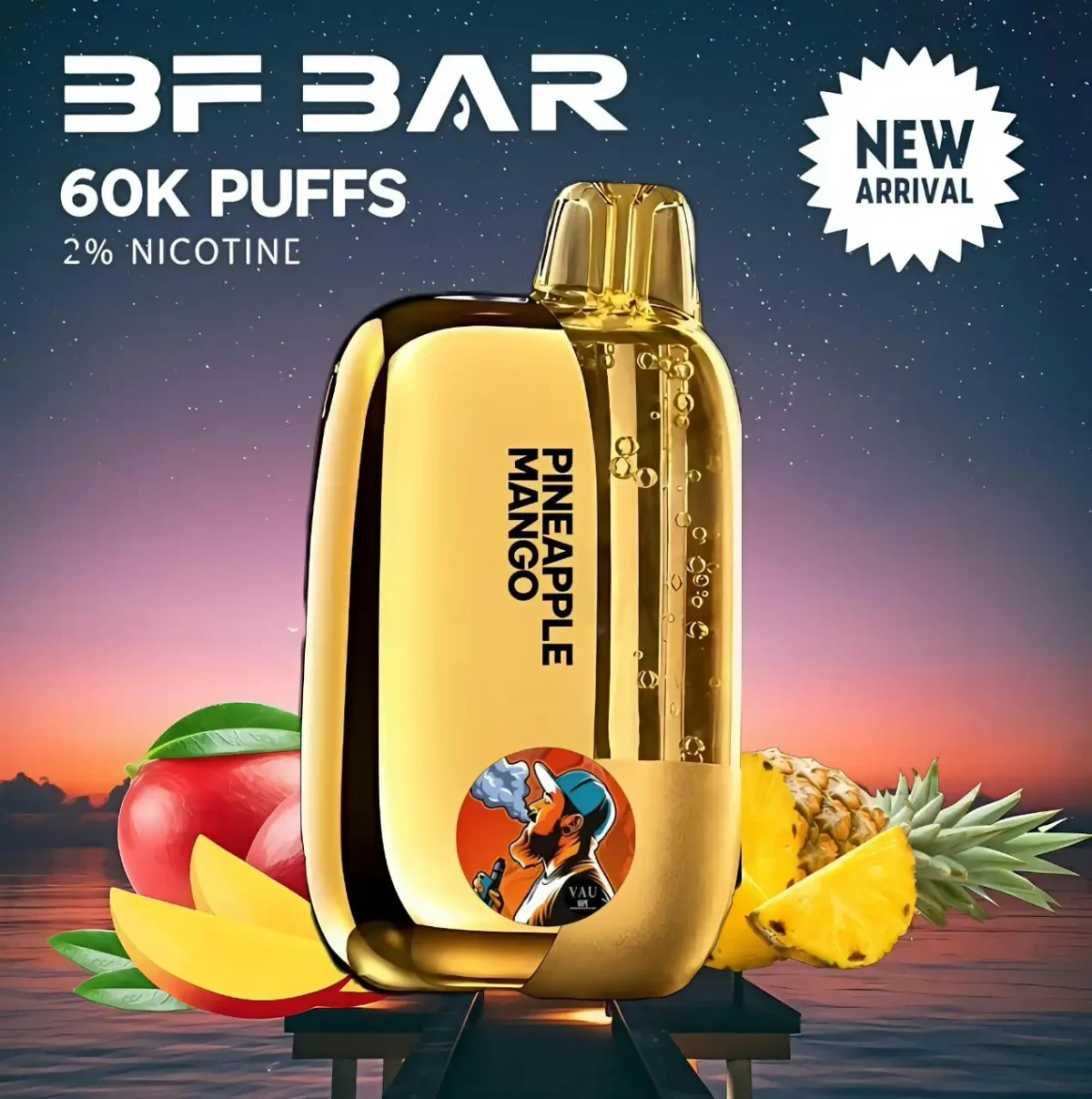 BF Bar 60000 Puffs Disposable Vape 60k Dual Mode - Dubai UAE