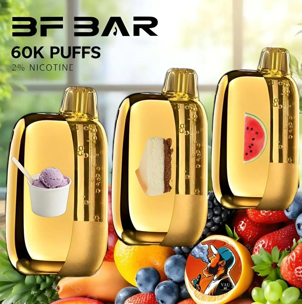 BF Bar 60000 Puffs Disposable Vape 60k Dual Mode - Dubai UAE