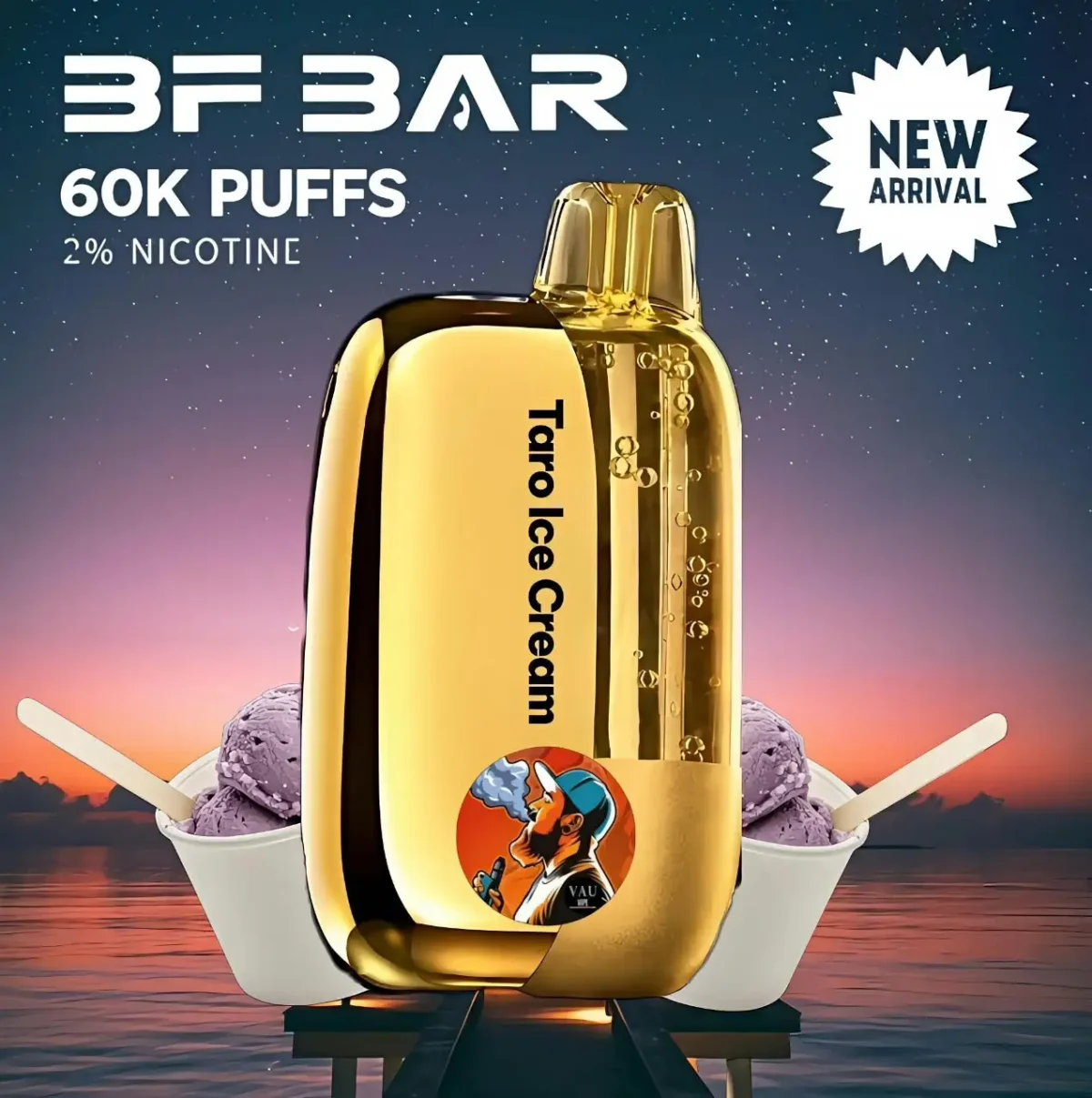 BF Bar 60000 Puffs Disposable Vape 60k Dual Mode - Dubai UAE