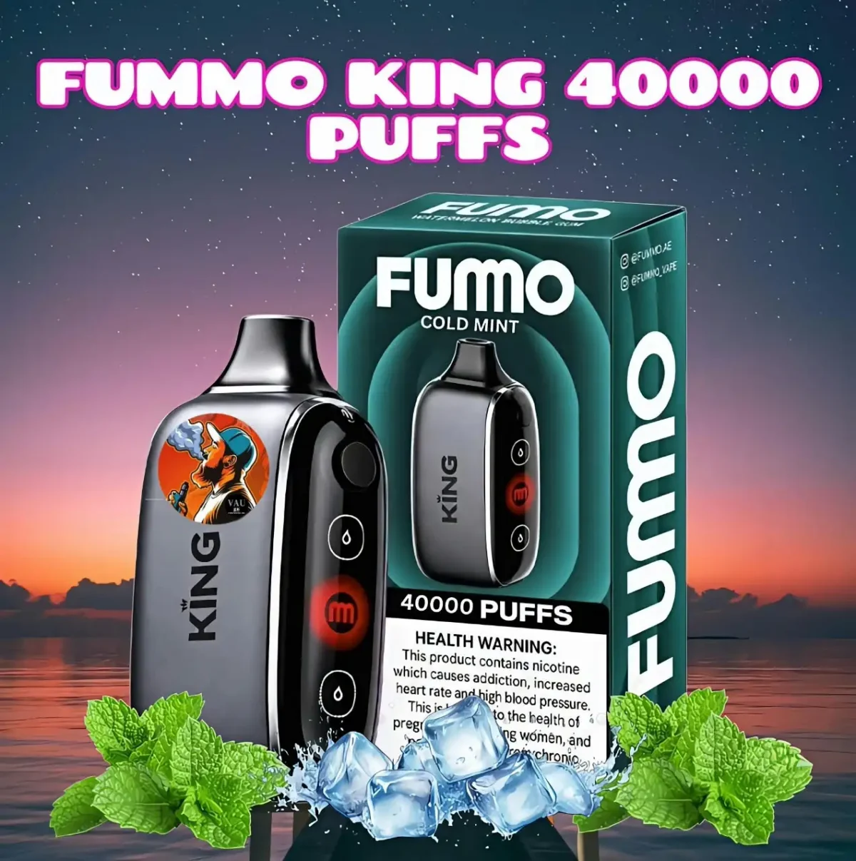 Fummo King 40000 Puffs Disposable Vape in Dubai UAE