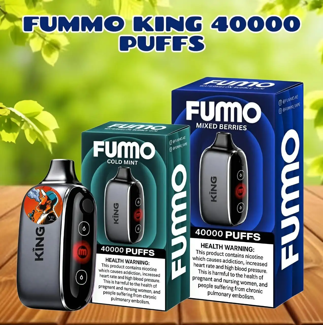 Fummo King 40000 Puffs Disposable Vape in Dubai UAE