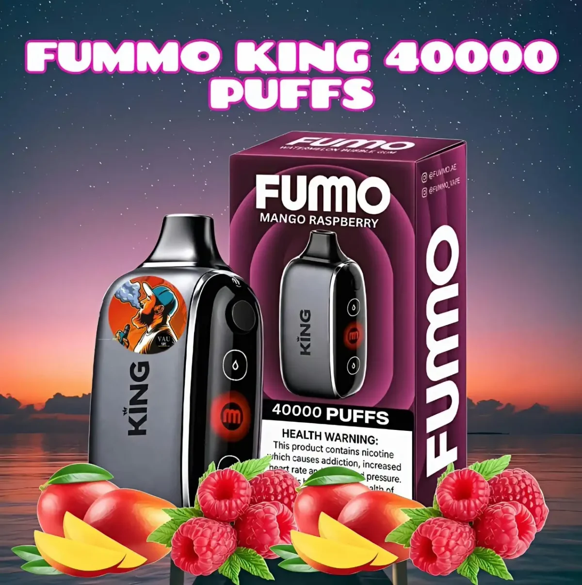 Fummo King 40000 Puffs Disposable Vape in Dubai UAE
