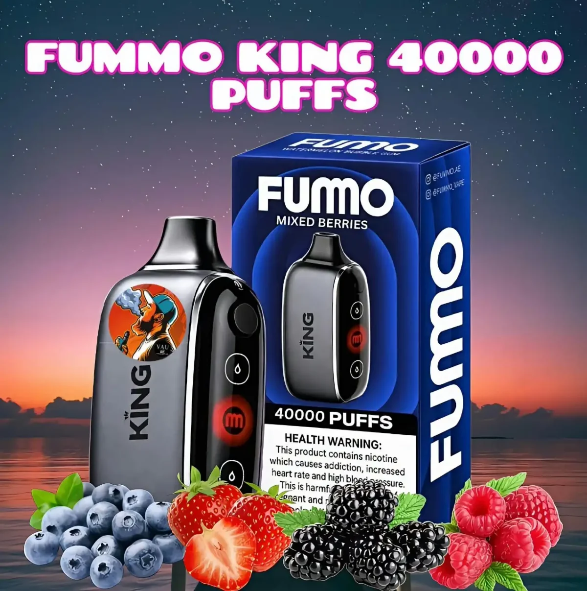 Fummo King 40000 Puffs Disposable Vape in Dubai UAE