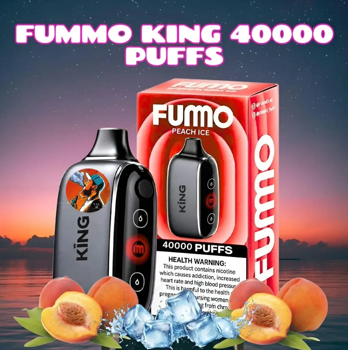 Fummo King 40000 Puffs Disposable Vape in Dubai UAE