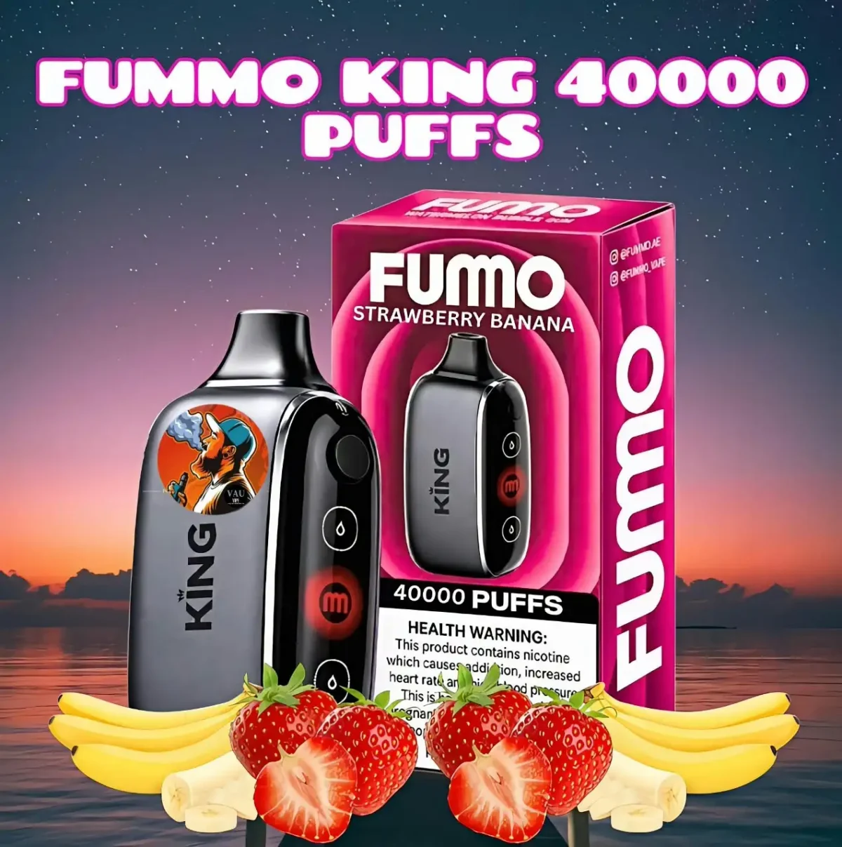 Fummo King 40000 Puffs Disposable Vape in Dubai UAE