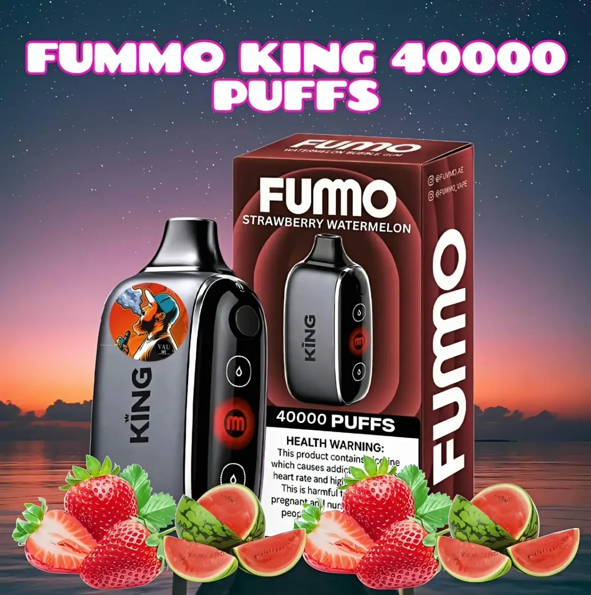 Fummo King 40000 Puffs Disposable Vape in Dubai UAE