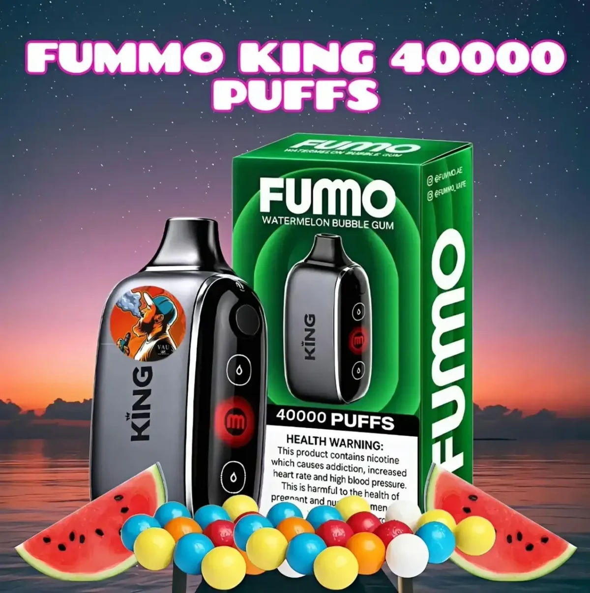 Fummo King 40000 Puffs Disposable Vape in Dubai UAE