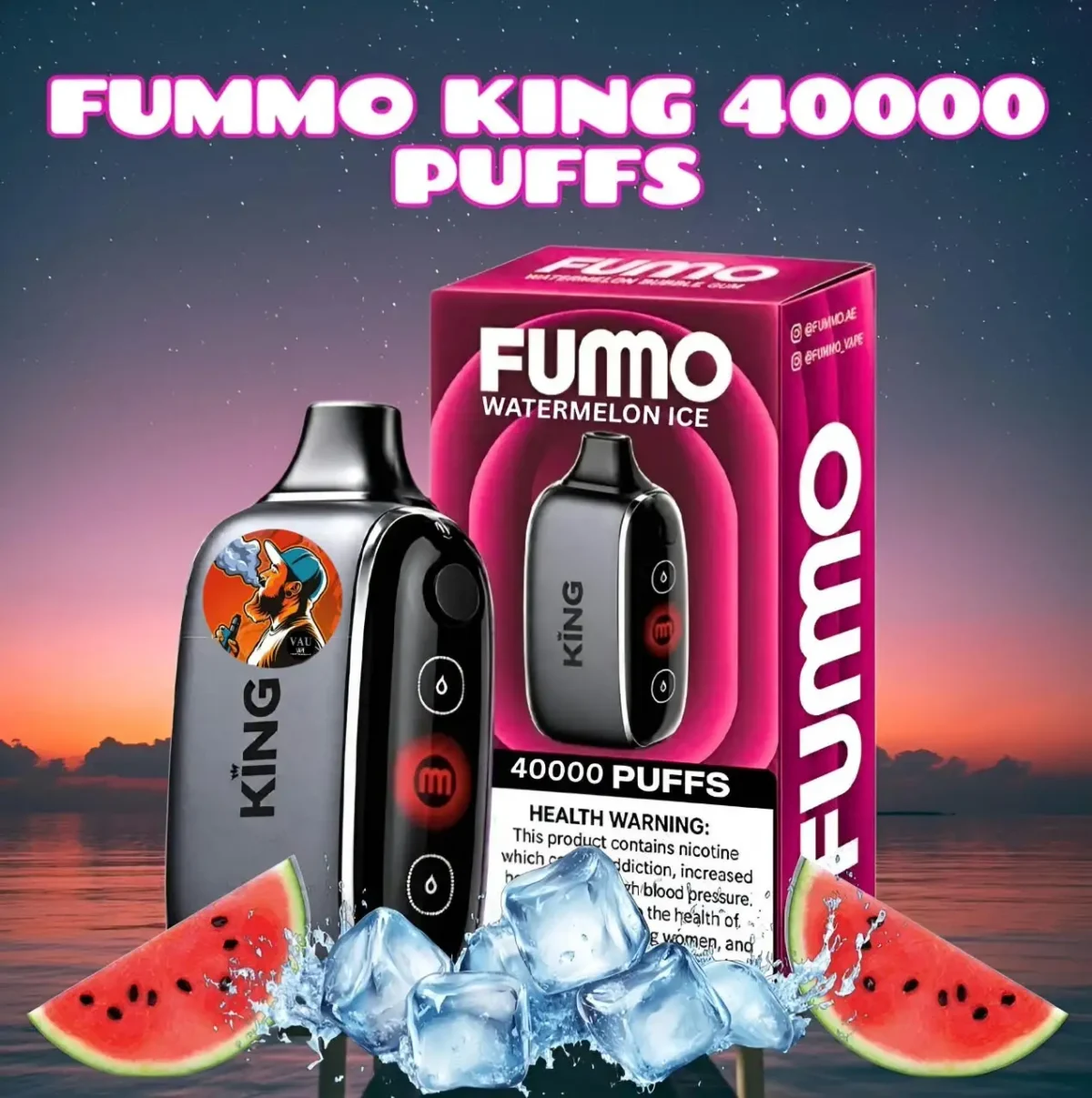 Fummo King 40000 Puffs Disposable Vape in Dubai UAE