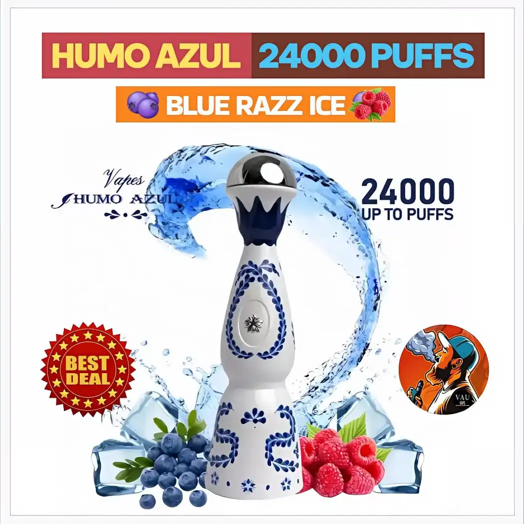 Tequila Vape Humo Azul 24000 Puffs Disposable Vape - Dubai