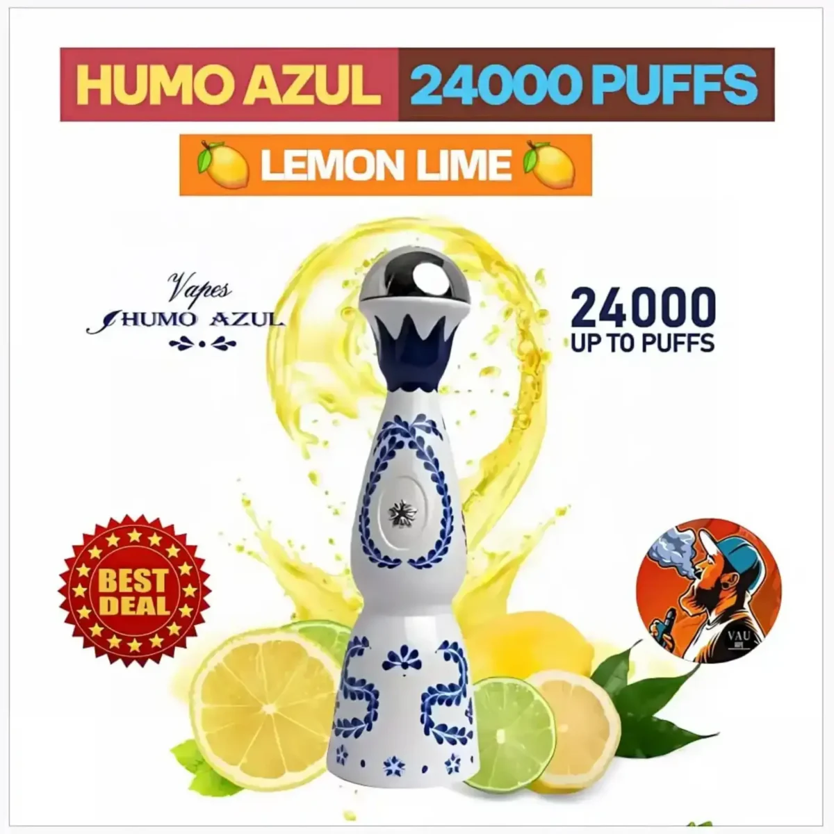Tequila Vape Humo Azul 24000 Puffs Disposable Vape - Dubai